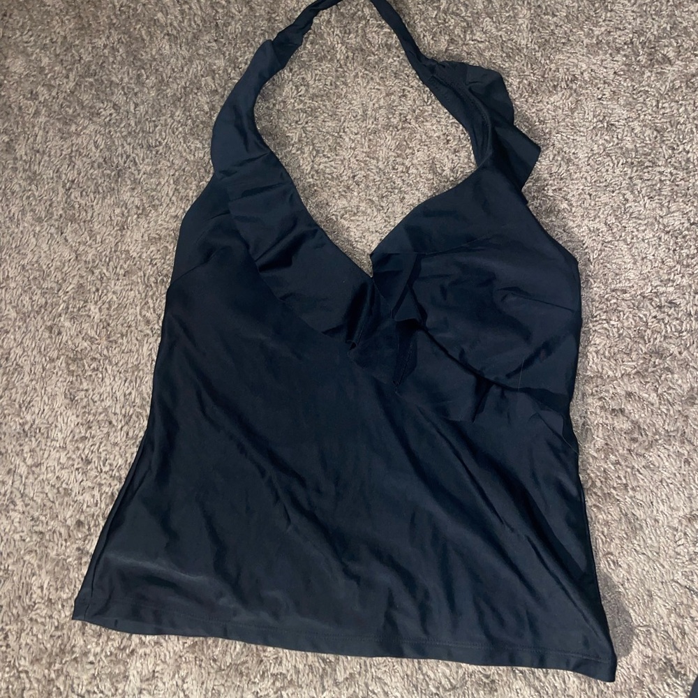 Cupshe Ruffled Halter Swim Top